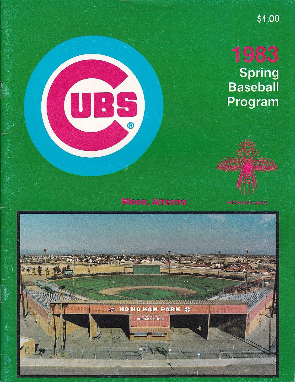 MLB Spring Training Program: Chicago Cubs (1983)