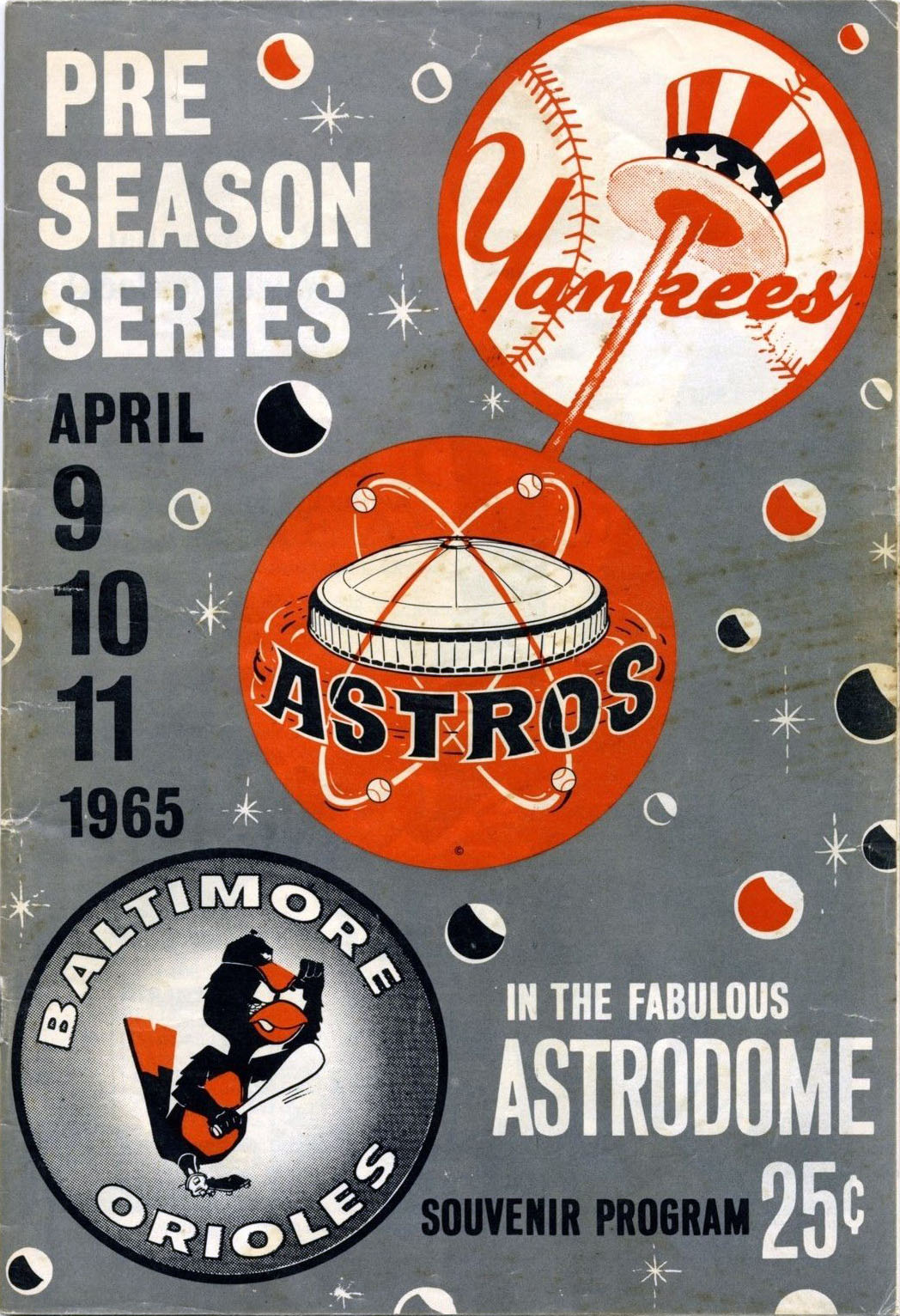 1965 Houston Astros spring training program