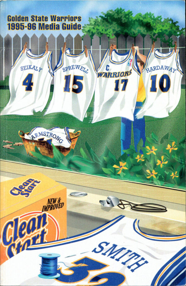1995-96 Golden State Warriors media guide