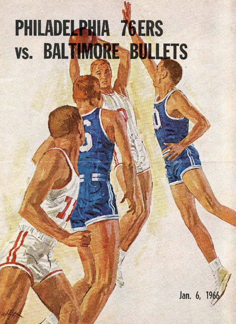 1965-66 Baltimore Bullets program