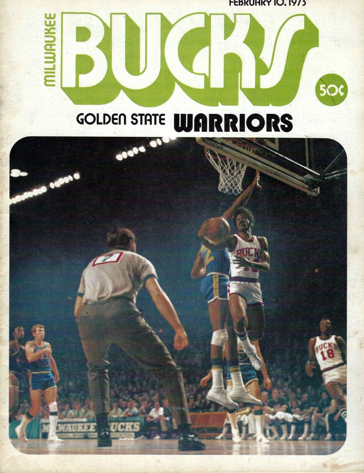 1972-73 Milwaukee Bucks program