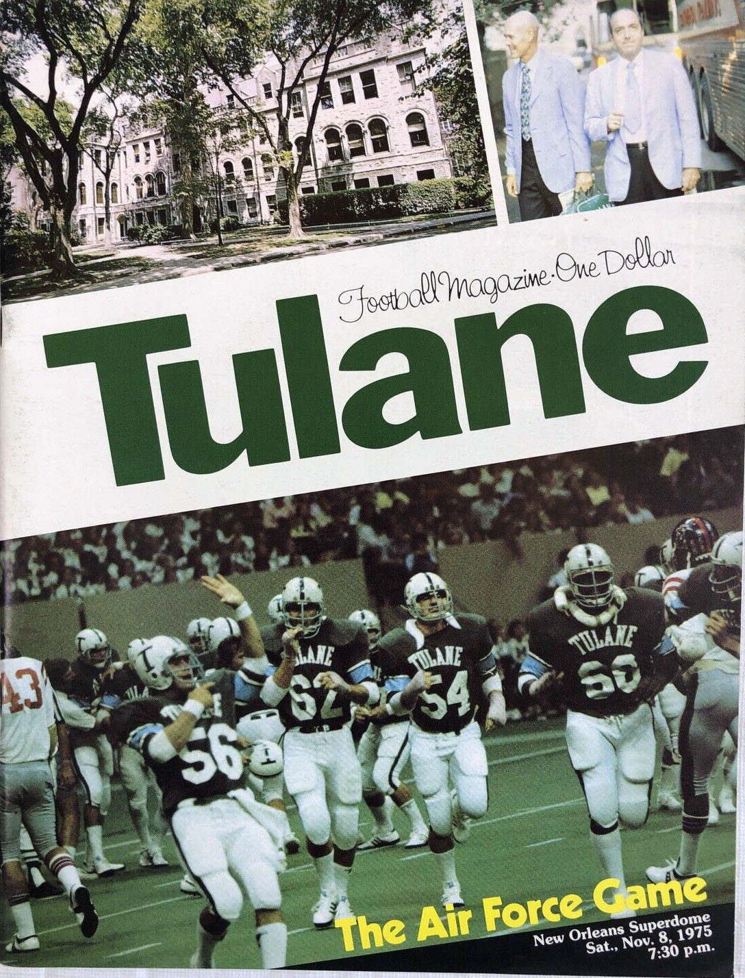 Tulane Green Wave vs. Air Force Falcons (November 8, 1975)