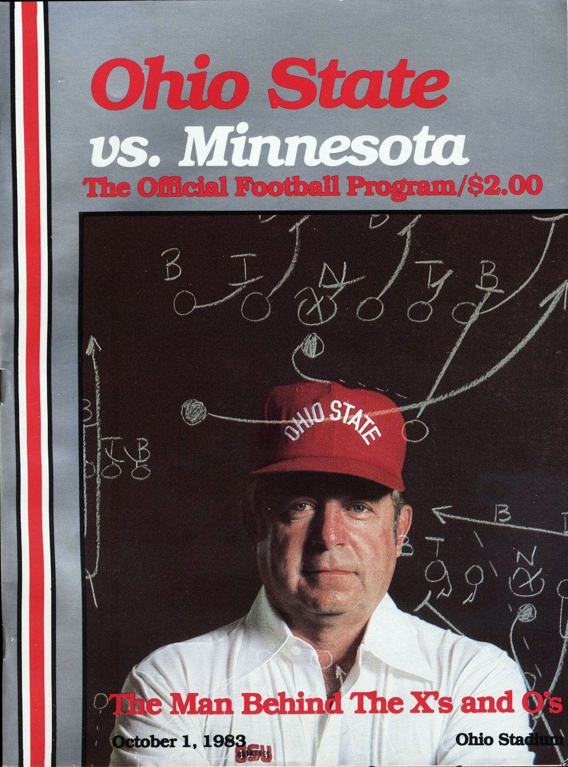 College Football Program: Ohio State Buckeyes vs. Minnesota Golden Gophers (October 1, 1983)