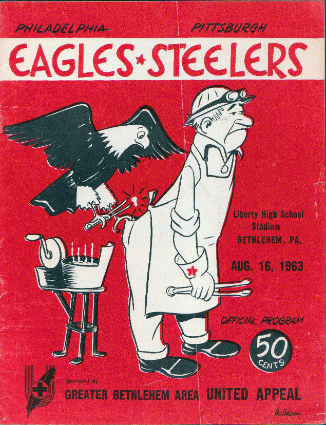 NFL Program: Philadelphia Eagles vs. Pittsburgh Steelers (August 16, 1963)