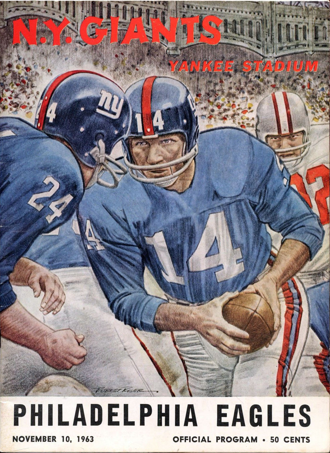 New York Giants vs. Philadelphia Eagles (November 10, 1963)