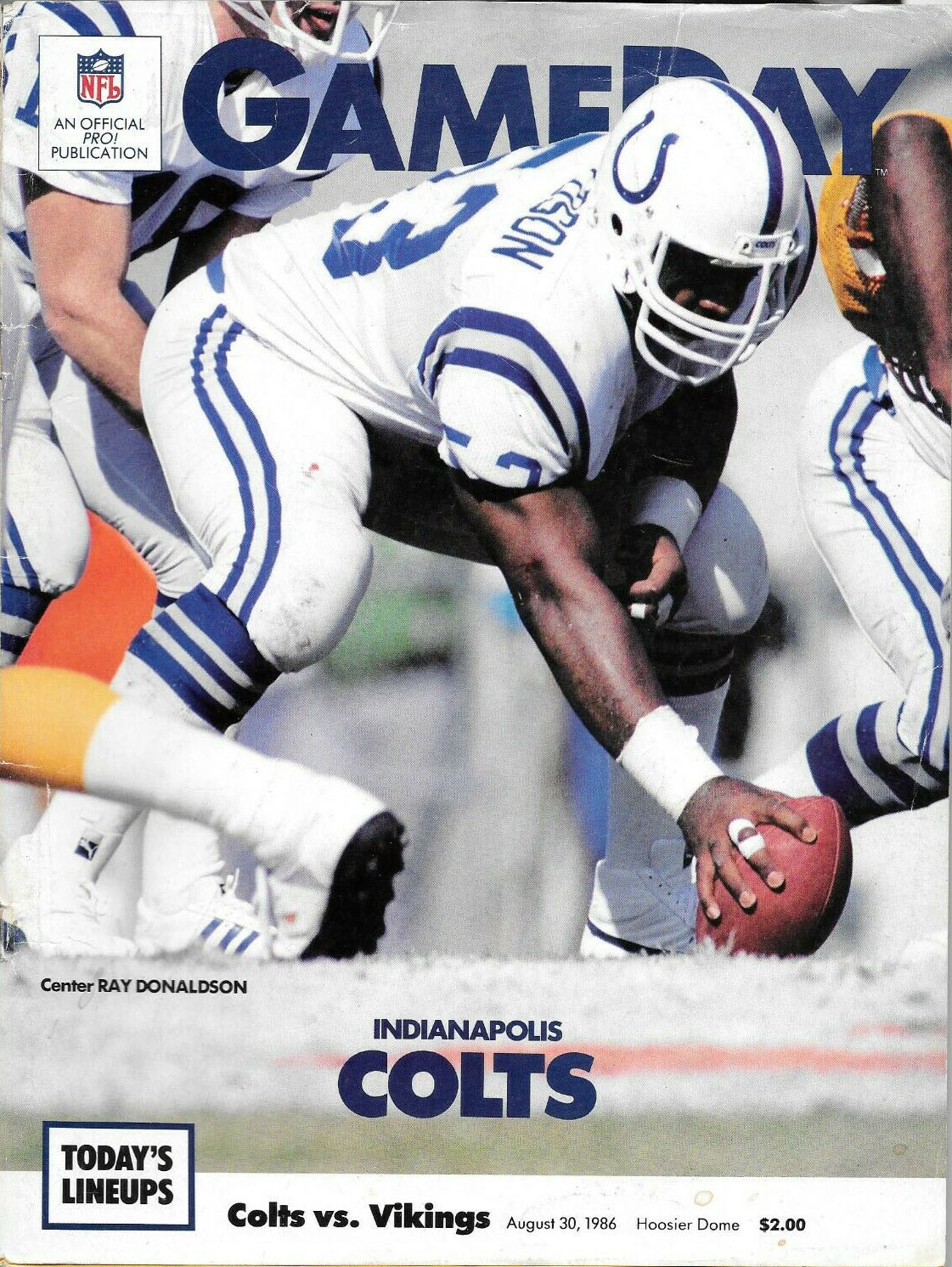 Indianapolis Colts vs. Minnesota Vikings (August 30, 1986)