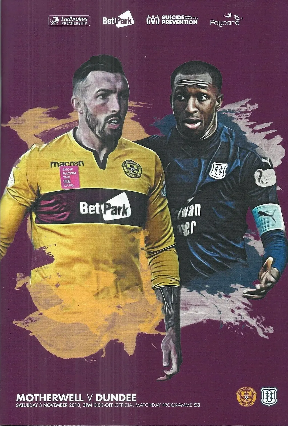 Motherwell vs. Dundee (November 3, 2018)
