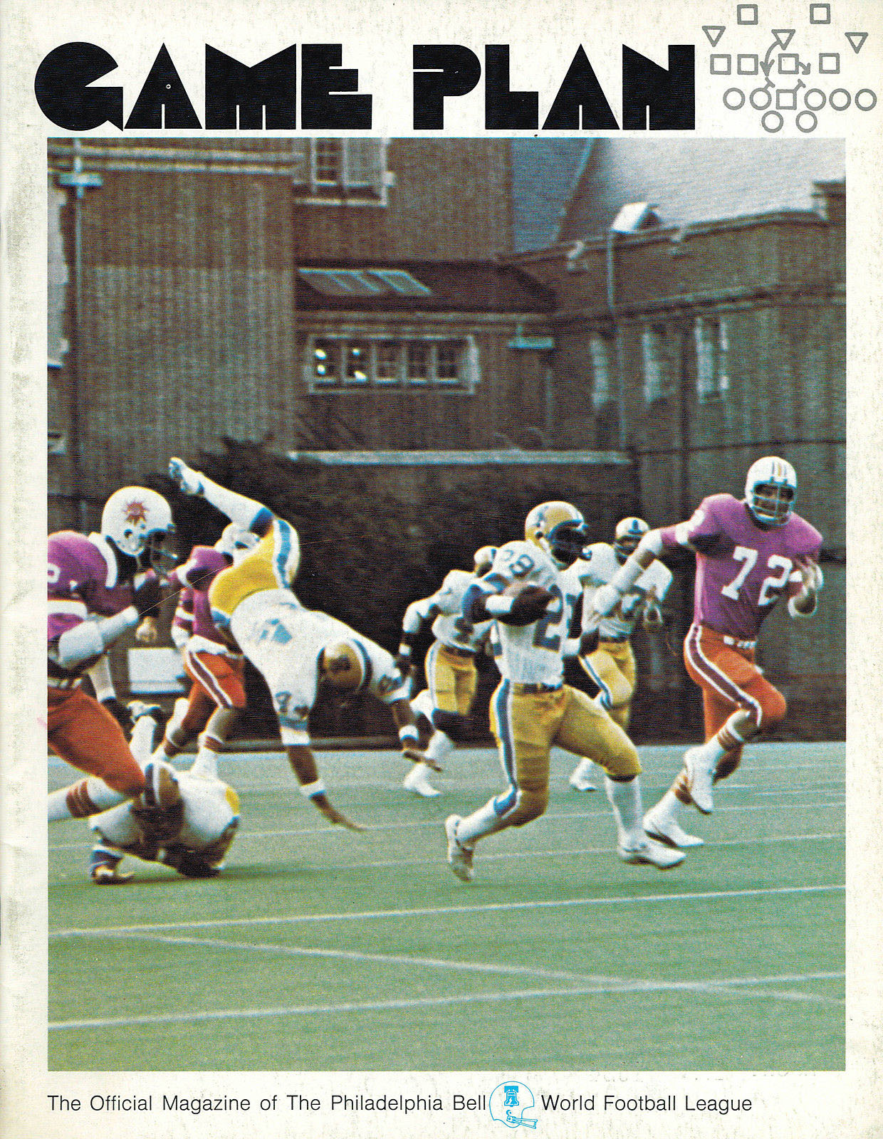 WFL Program: Philadelphia Bell vs. The Hawaiians (August 2, 1975)