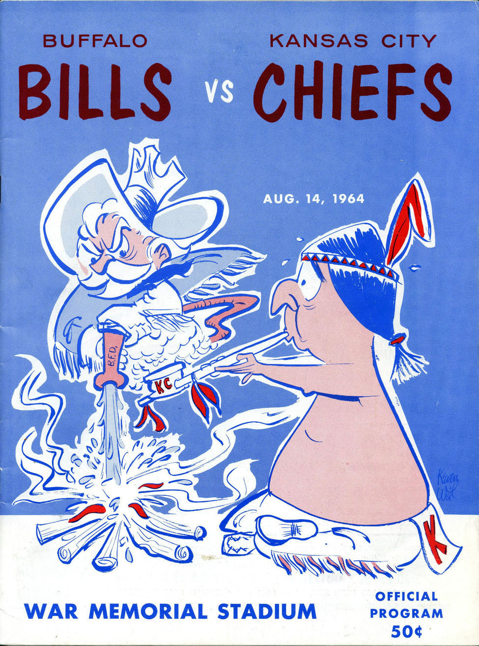 AFL Program: Buffalo Bills vs. Kansas City Chiefs (August 14, 1964)