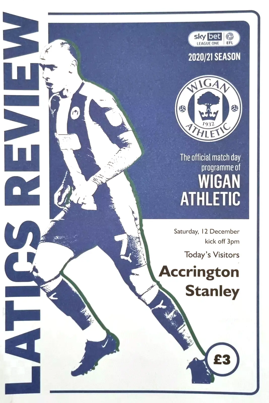 Wigan Athletic vs. Accrington Stanley (December 12, 2020)