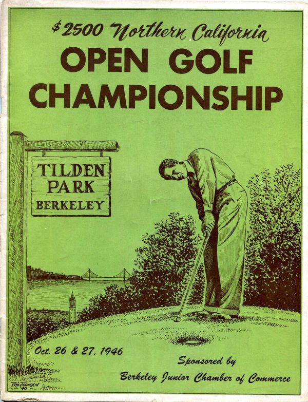 1946 Northern California Open golf program