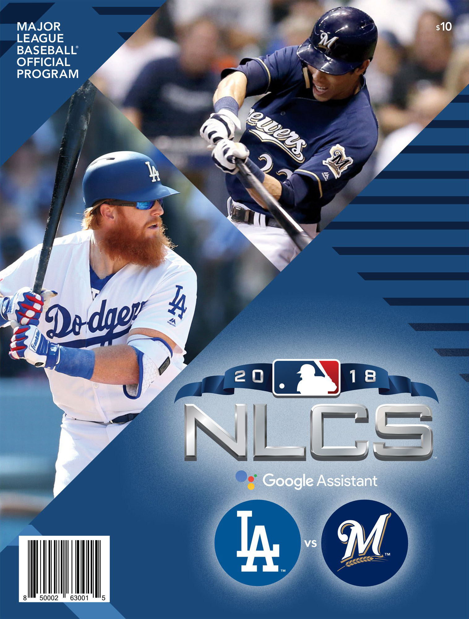 MLB NLCS Program: Milwaukee Brewers vs. Los Angeles Dodgers (2018)