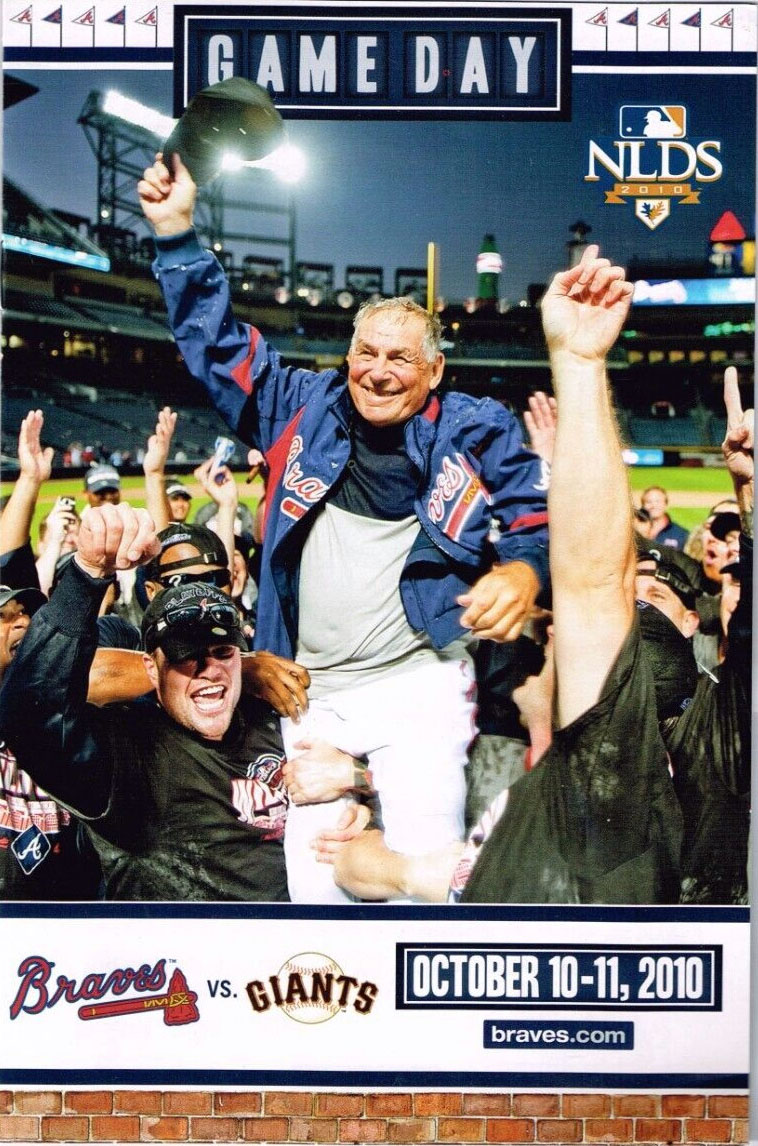 2010 Atlanta Braves NLDS program