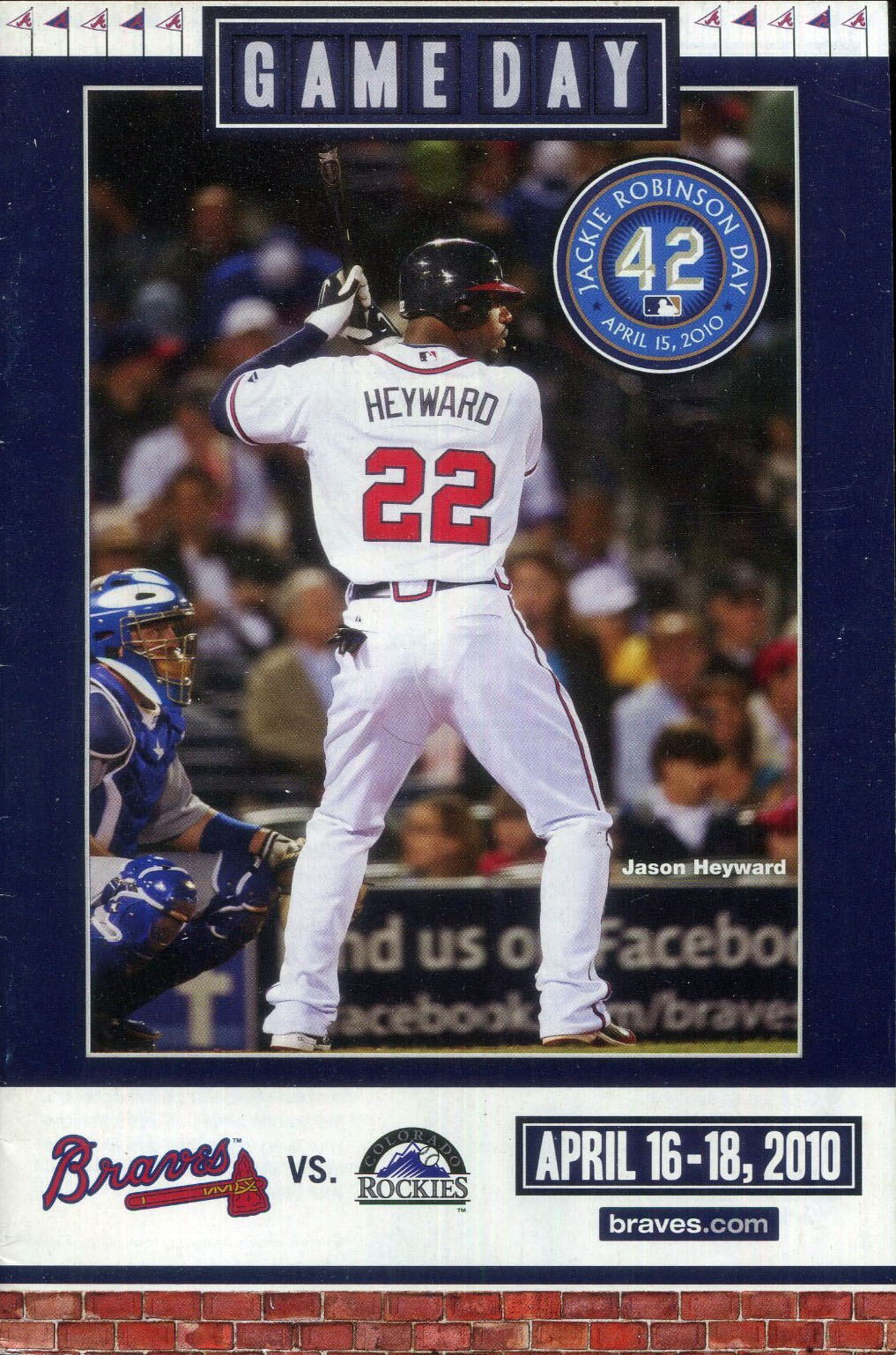 2010 Atlanta Braves program