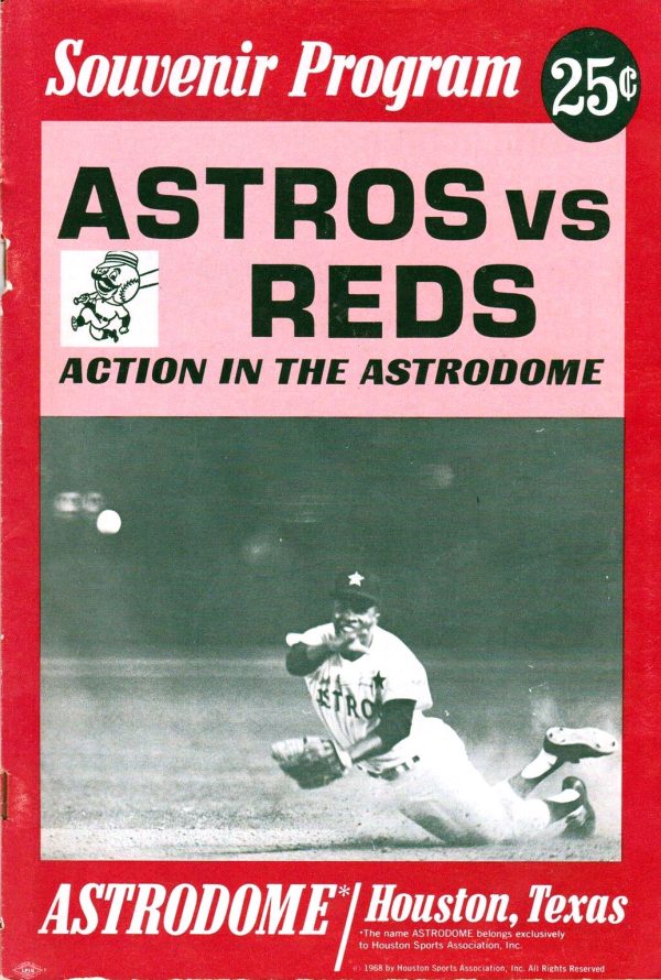 1968 Houston Astros program