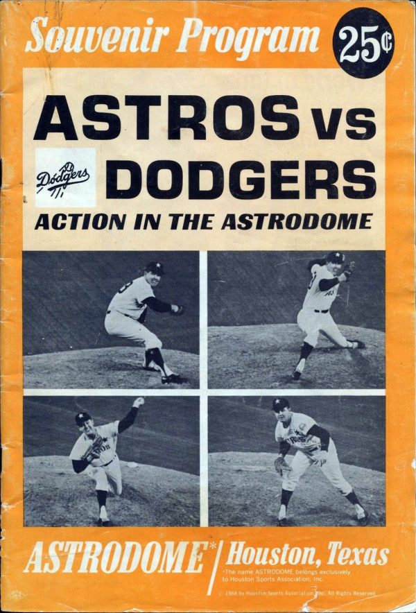 1968 Houston Astros program