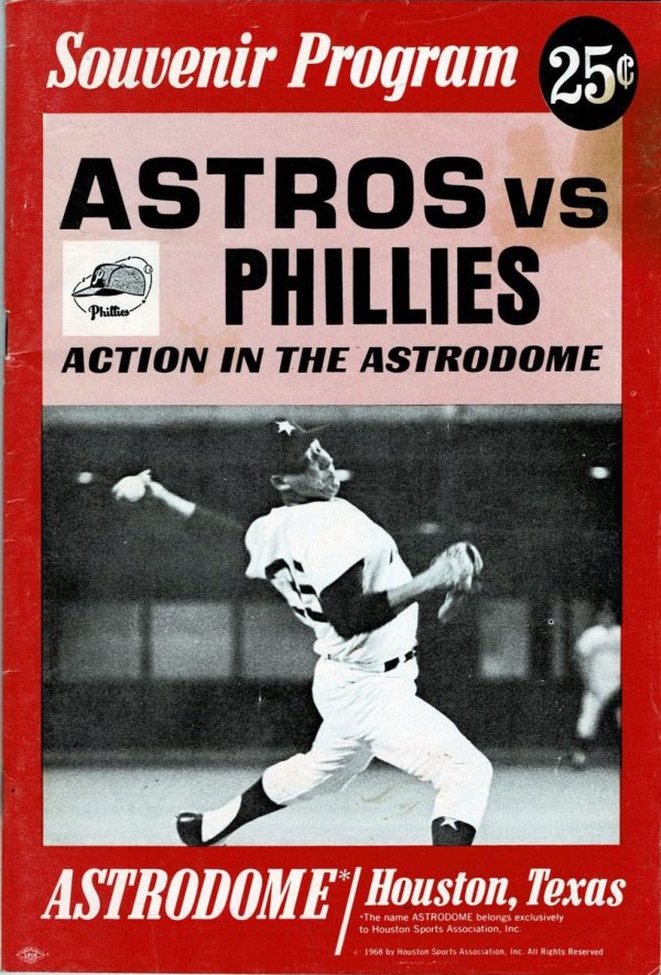 1968 Houston Astros program