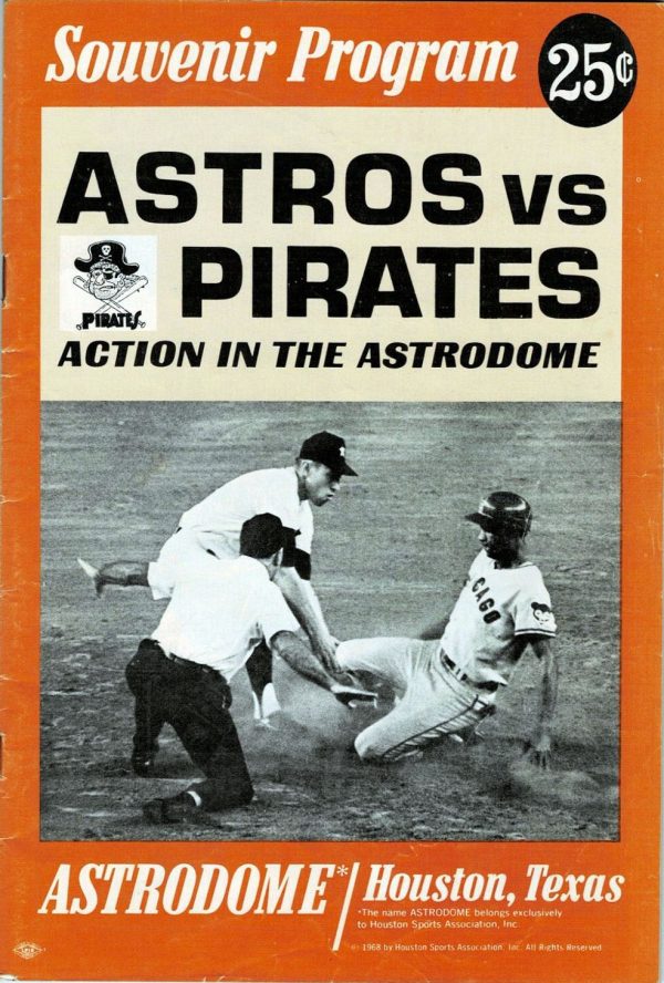 1968 Houston Astros program