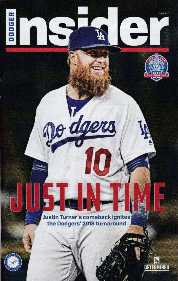 2018 Los Angeles Dodgers program