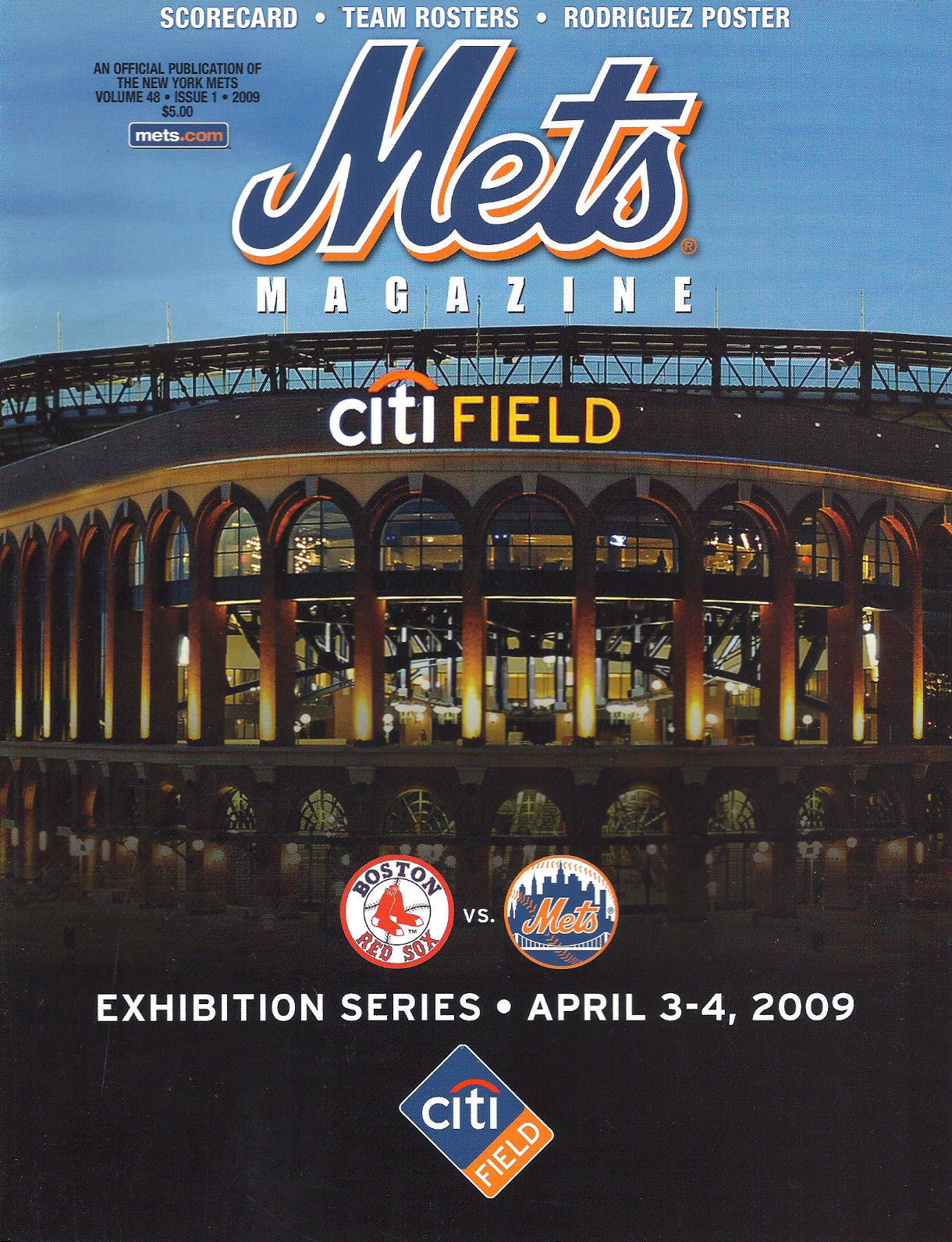 2009 New York Mets program