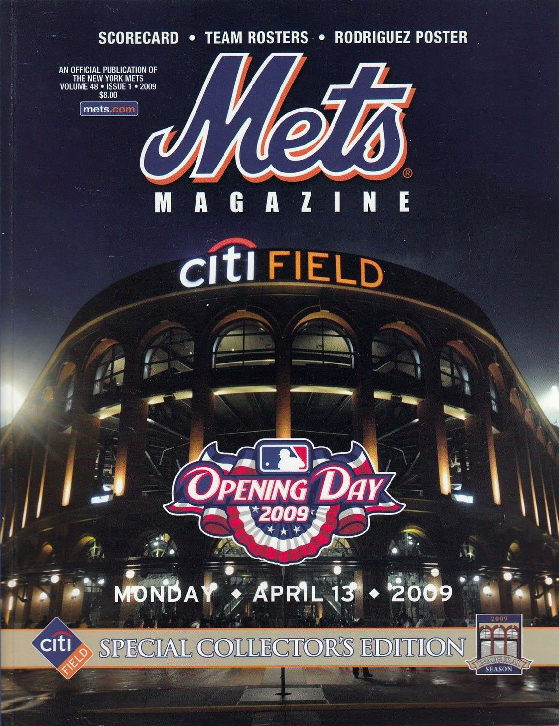 2009 New York Mets program