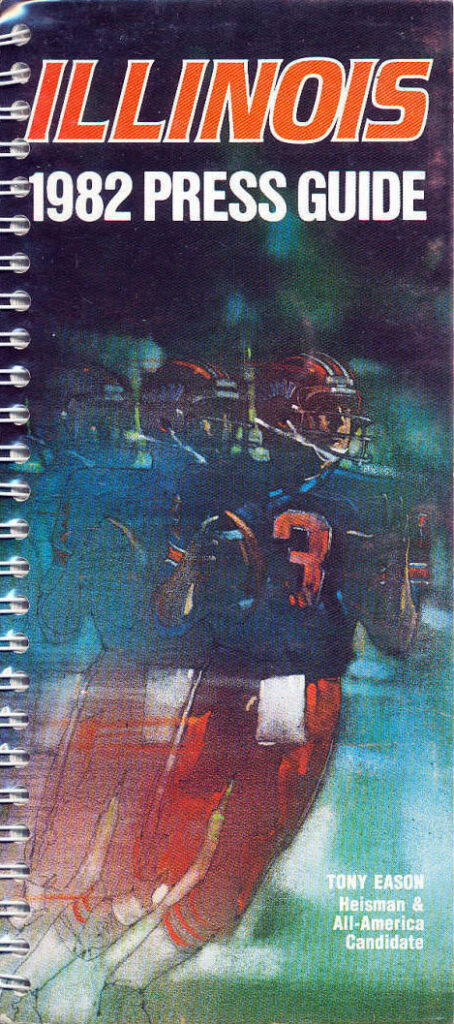 1982 Illinois Fighting Illini Football media guide