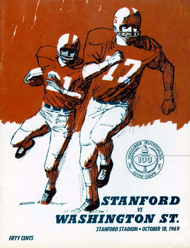 Stanford Indians vs. Washington State Cougars (October 18, 1969)