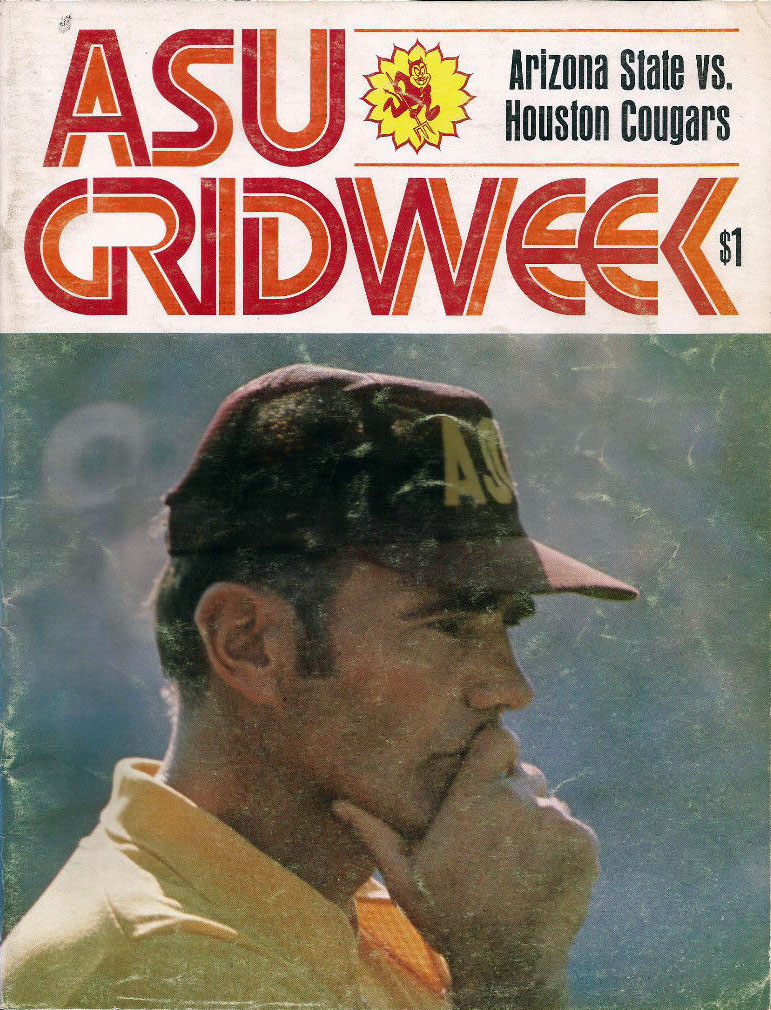 College Football Program: Arizona State Sun Devils vs. Houston Cougars (September 7, 1974)