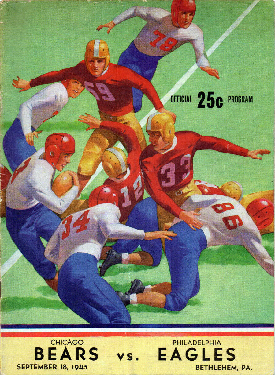 NFL Program: Philadelphia Eagles vs. Chicago Bears (September 18, 1945)