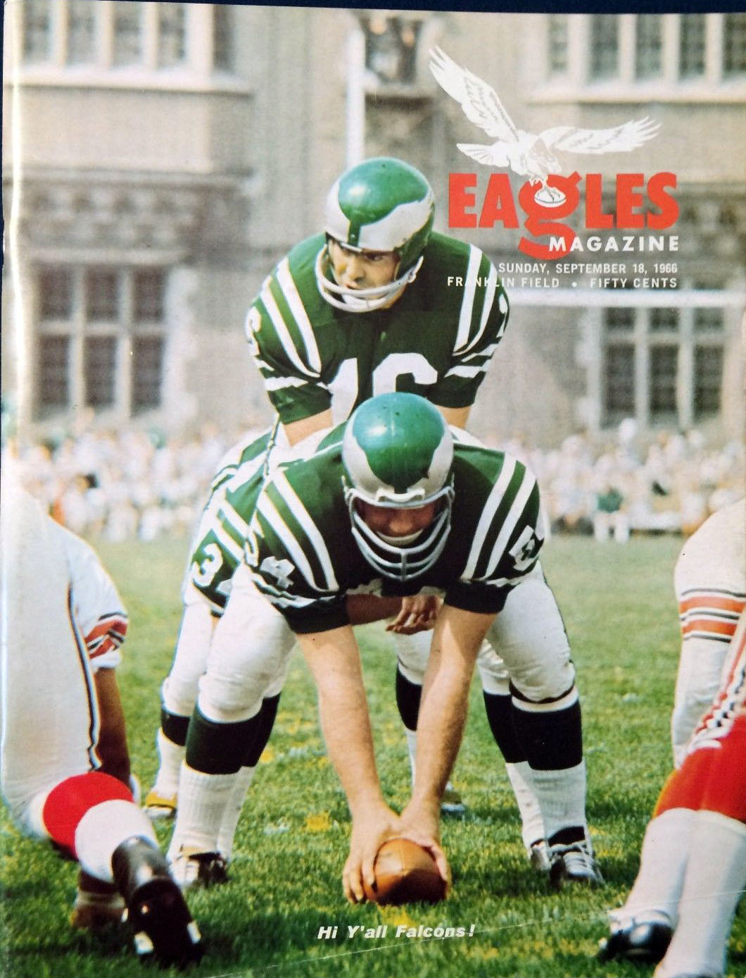 NFL Program: Philadelphia Eagles vs. Atlanta Falcons (September 18, 1966)