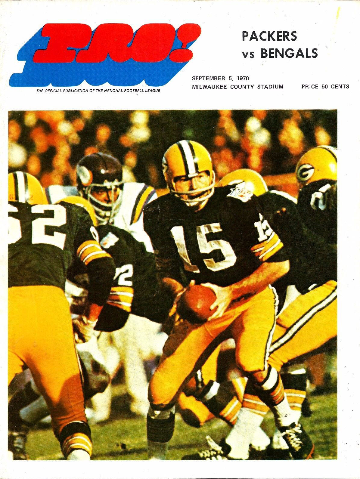 Green Bay Packers vs. Cincinnati Bengals (September 5, 1970)