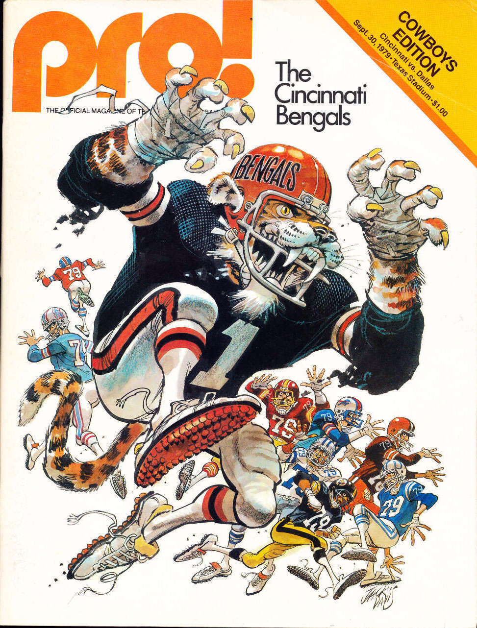 NFL Program: Dallas Cowboys vs. Cincinnati Bengals (September 30, 1979)