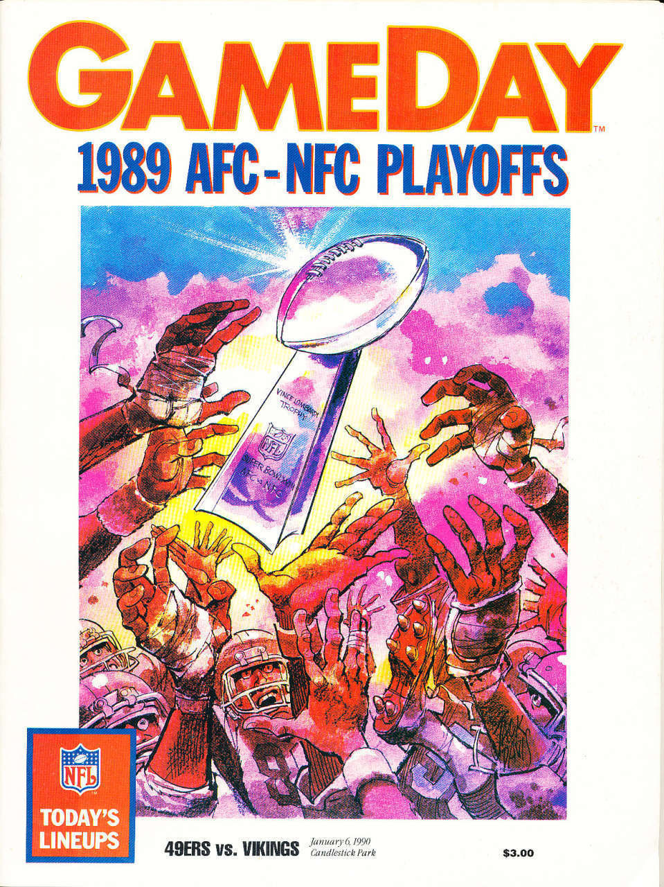 NFL Program: San Francisco 49ers vs. Minnesota Vikings (January 6, 1990)