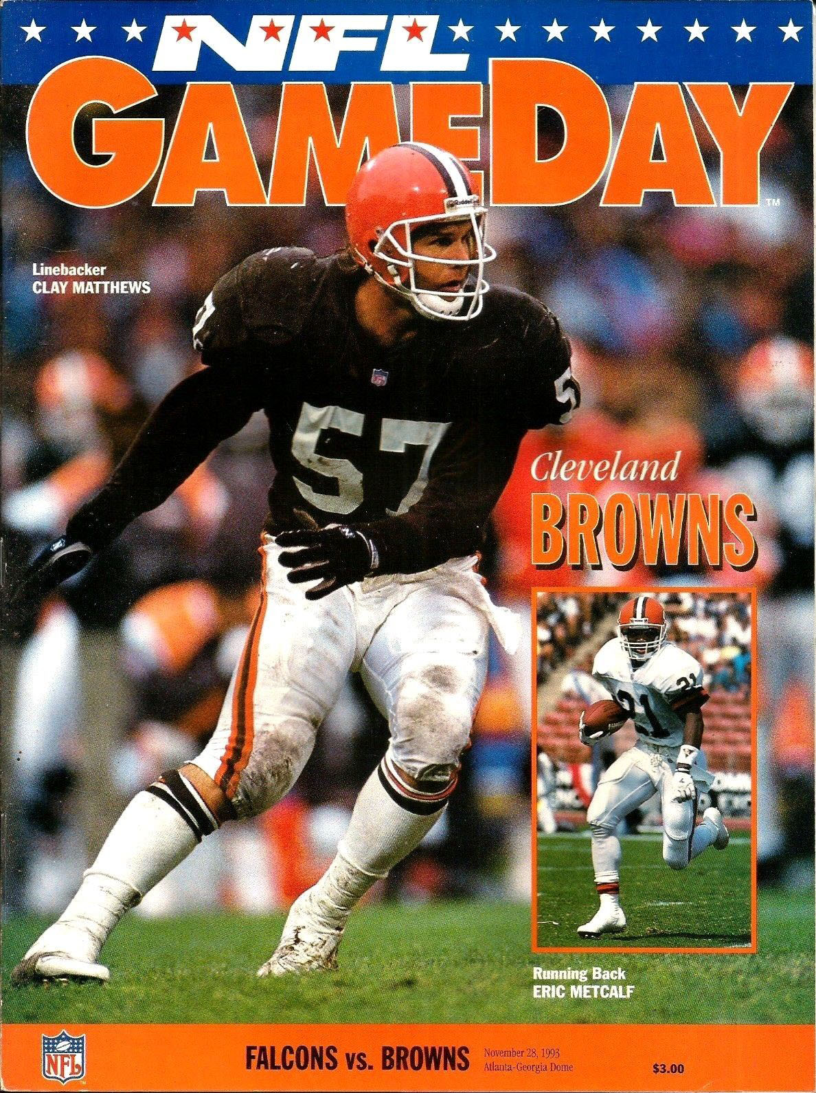 Atlanta Falcons vs. Cleveland Browns (November 28, 1993)