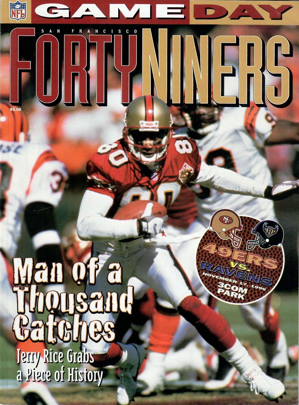 San Francisco 49ers vs. Baltimore Ravens (November 17, 1996)