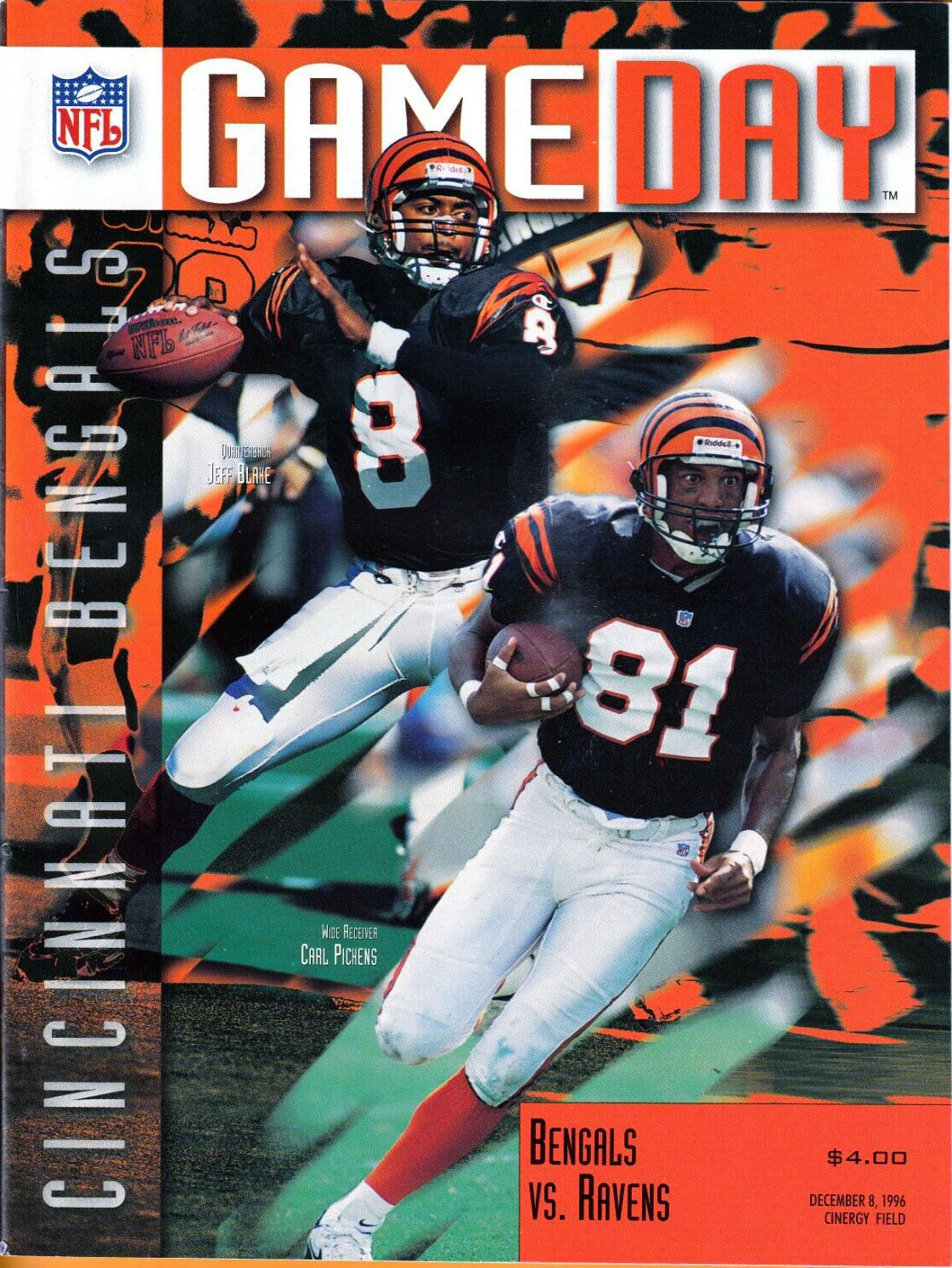 Cincinnati Bengals vs. Baltimore Ravens (December 8, 1996)