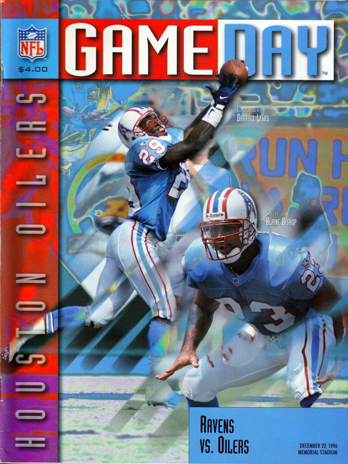 Baltimore Ravens vs. Houston Oilers (December 22, 1996)