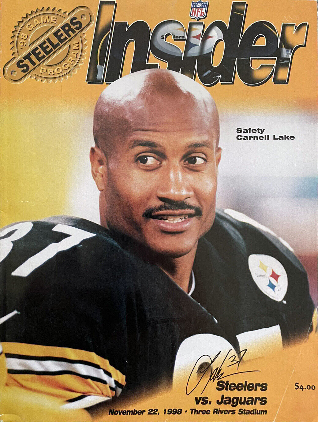 Pittsburgh Steelers vs. Jacksonville Jaguars (November 22, 1998)