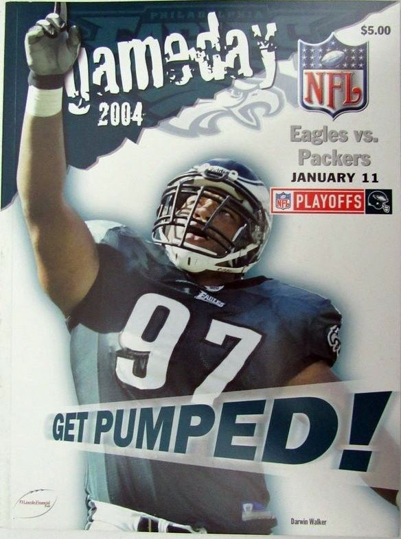 NFL Program: Philadelphia Eagles vs. Green Bay Packers (January 11, 2004)