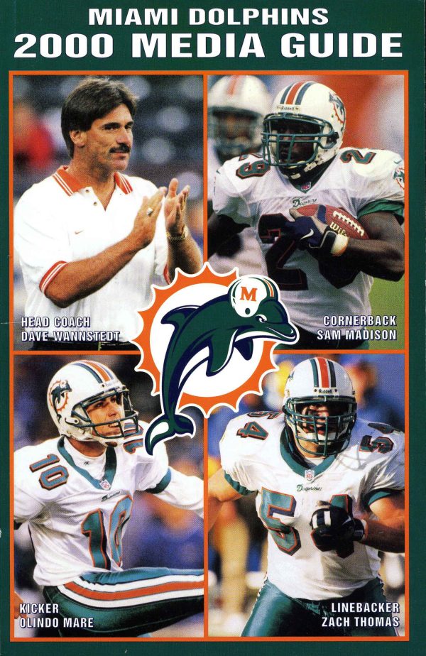 2000 Miami Dolphins media guide