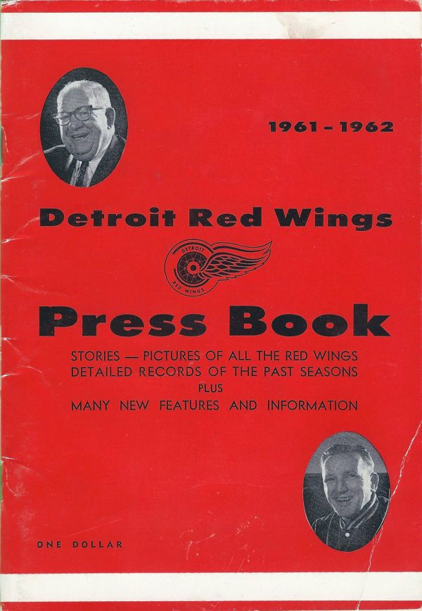 1961-62 Detroit Red Wings media guide