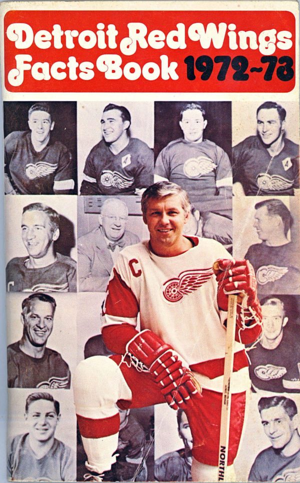 1972-73 Detroit Red Wings media guide