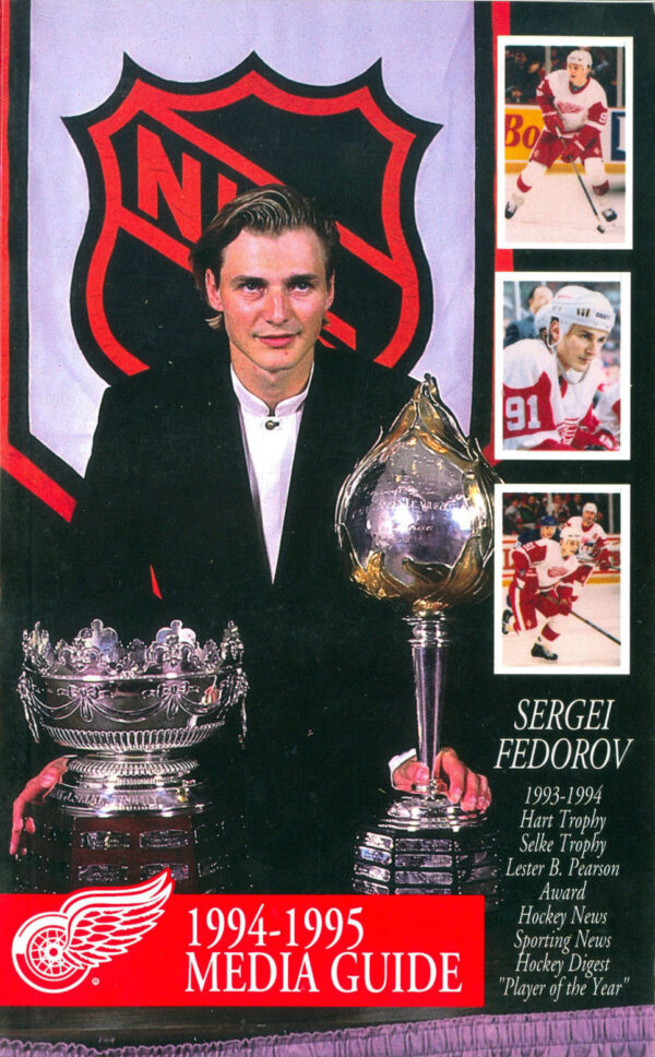 1994-95 Detroit Red Wings media guide