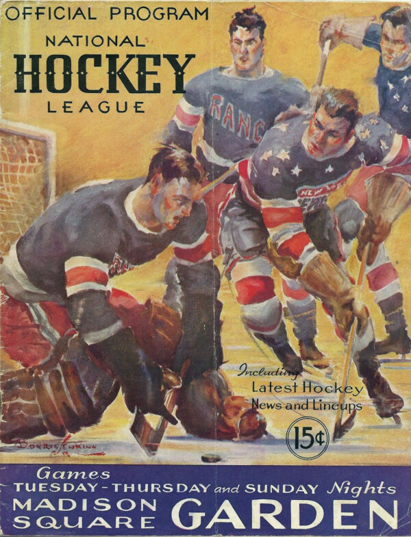 1935-36 New York Americans program