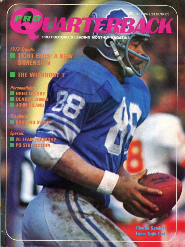 Pro Quarterback Magazine Cover - September 1972