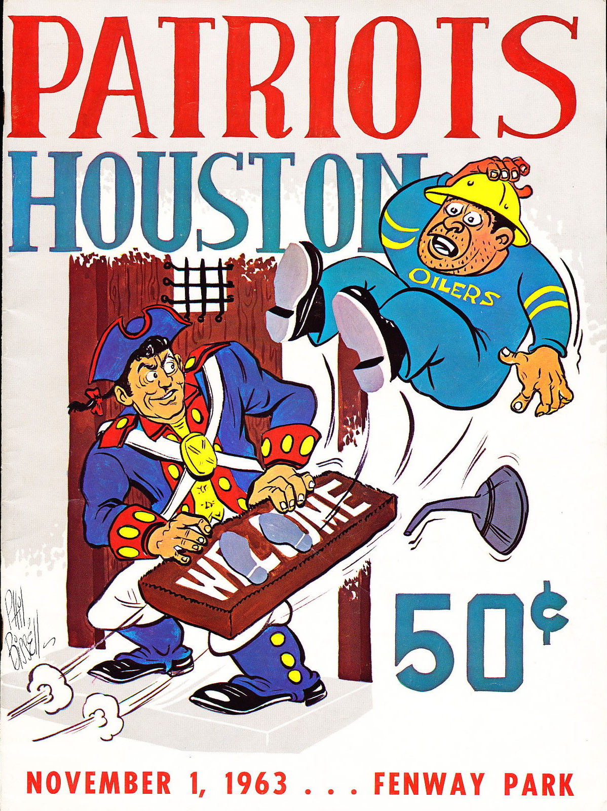 Boston Patriots vs. Houston Oilers (November 1, 1963)