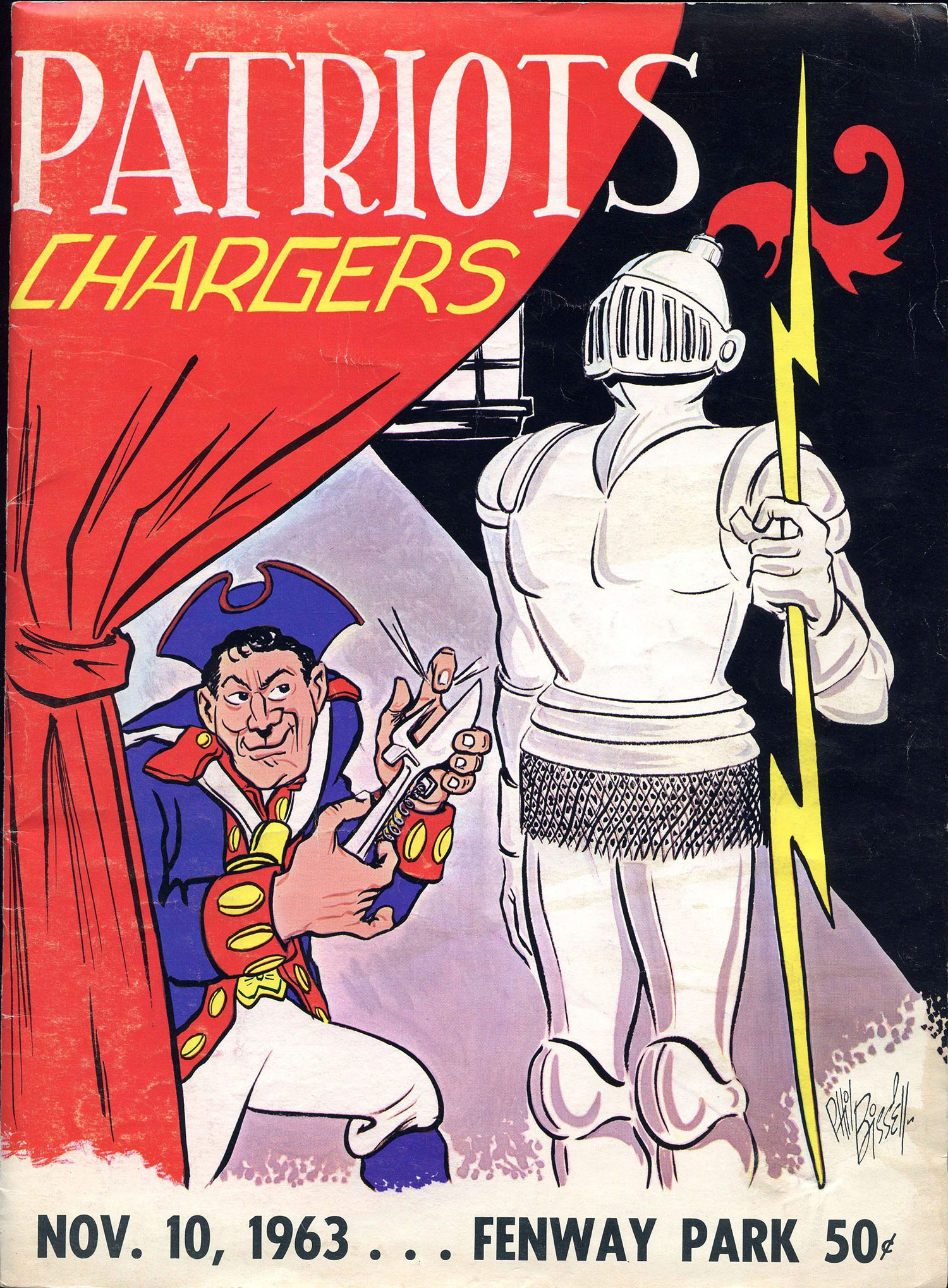 Boston Patriots vs. San Diego Chargers (November 10, 1963)