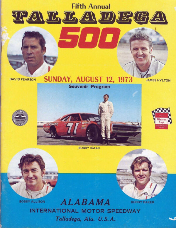 1973 Talladega 500 program