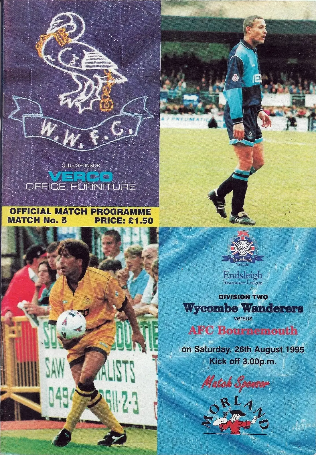 Wycombe Wanderers vs. AFC Bournemouth (August 26, 1995)