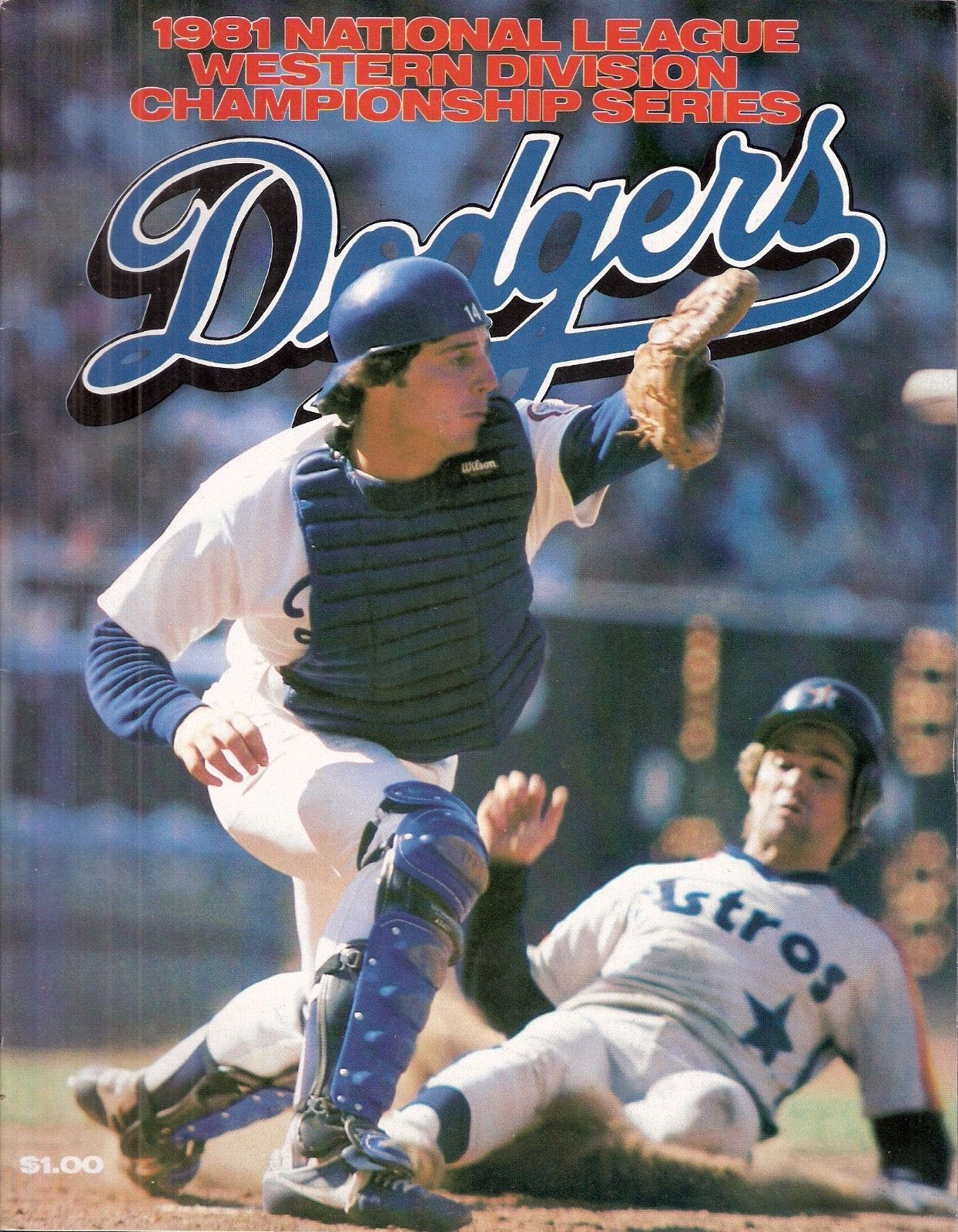 MLB NLDS Program: Los Angeles Dodgers (1981)